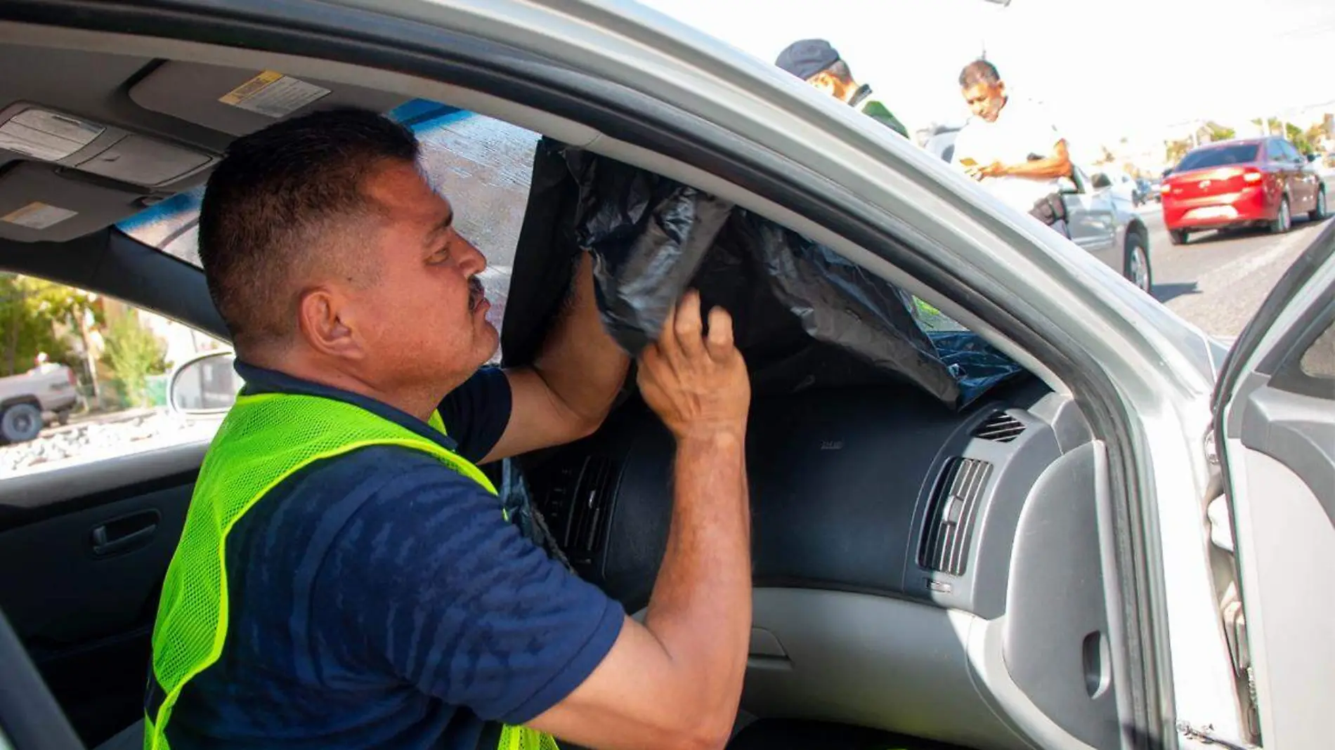 auto polarizado reten La Paz 1